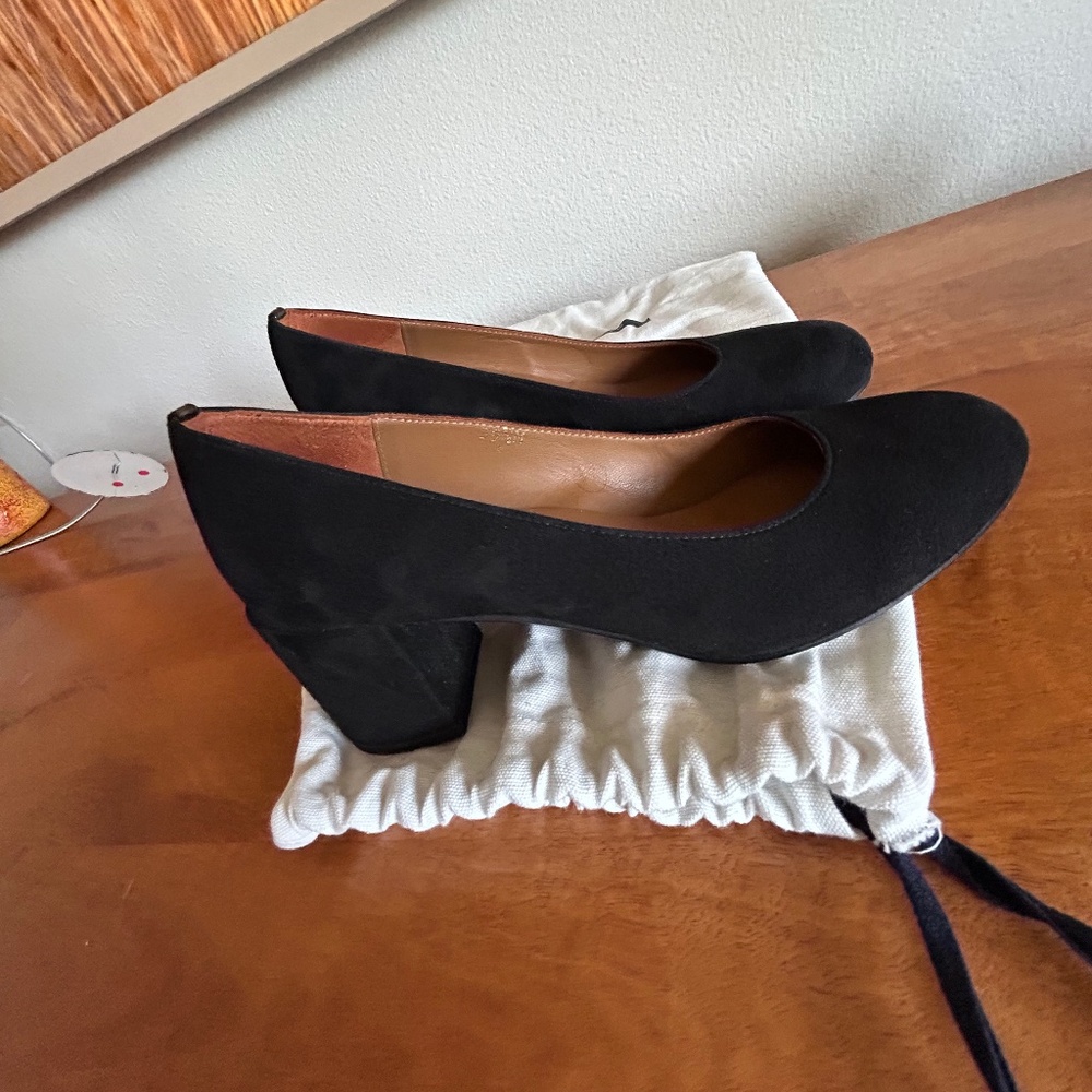Margaux The Heel Black Suede